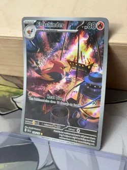MINT ~ Fletchinder Illustration Rare Paldea Evolved 199/193 Pokemon TCG Card - Image 2
