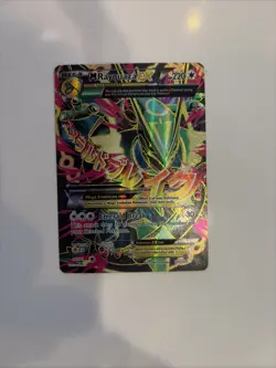 Pokemon TCG M Rayquaza EX Full Art Ultra Rare Card XY Roaring Skies MP 105/108 - Image 4
