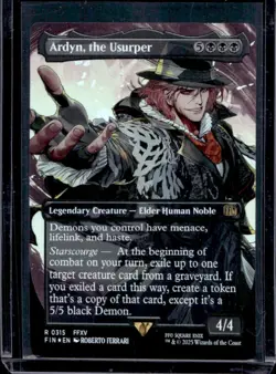 Magic The Gathering MTG Final Fantasy Ardyn, the Usurper Borderless #315 - Image 1