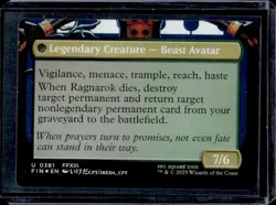 2025 Magic Final Fantasy Fang Fearless l'Cie Ragnarok Divine Deliverance #0381 - Image 2