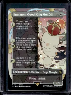 2025 Magic MTG Final Fantasy Summon: Good King Mog XII BL Commander Rare #194 - Image 1