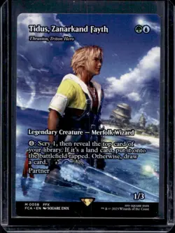Magic The Gathering MTG Tidus, Zanarkand Fayth Borderless Rare #58 - Image 1