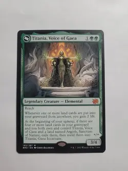 MTG - Titania, Voice of Gaea - BRO - Regular Mythic # 193 - Image 1
