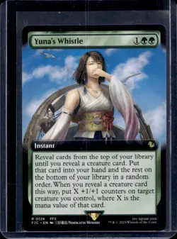 2025 Magic MTG Final Fantasy Yuna's Whistle EA Commander Rare #126 - Image 1