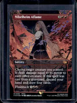 2025 Magic MTG Final Fantasy Nibelheim Aflame BL Foil Rare #0339 - Image 1