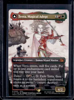 2025 Magic MTG Final Fantasy Terra Magical Adept Esper BL Rare #0323 - Image 1