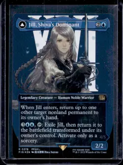 2025 Magic Final Fantasy Jill Shiva's Dominant Shiva Warden of Ice BL Rare #0378 - Image 1