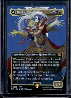 2025 Magic MTG Final Fantasy Kefka Court Mage Ruler of Ruin BL Rare #0398 - Image 1