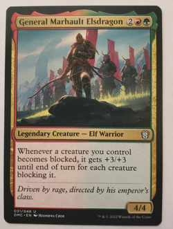 1x General Marhault Elsdragon Dominaria United MTG Magic the Gathering NM - Image 1
