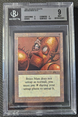 Arabian Nights - Brass Man - MTG - MINT - BGS 9 B - Image 1