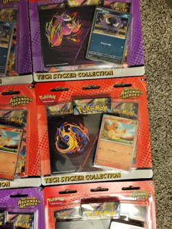 Lot X6 Pokemon Ascended Heroes Sealed Tech Sticker Collection NEW In Pics! - Image 4