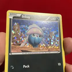 Inkay 6/12 McDonald's Promo Holo 2013 Pokemon Card Stamped - Image 3