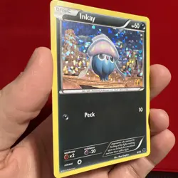 Inkay 6/12 McDonald's Promo Holo 2013 Pokemon Card Stamped - Image 5