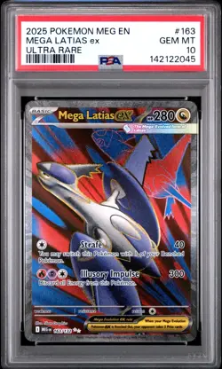 PSA 10 MEGA LATIAS EX 163/132 ULTRA RARE MEGA EVOLUTION POKEMON 😍 - Image 1