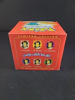 23K Gold Plated CHARIZARD Trading Card 1999 Burger King Pokemon Ball NEW SEALED - Image 3