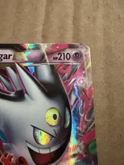 Pokemon M Gengar EX XY166 Promo Full Art Mega Evolution English Damaged - Image 3