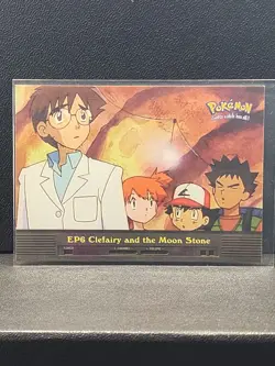 2000 Topps Pokemon TV Animation Edition Series 2 #EP6 Clefairy & the Moon Stone - Image 1