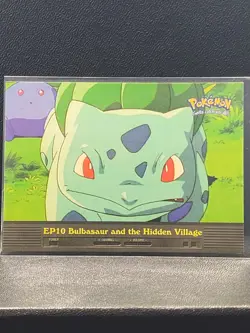 Topps Pokemon TV Anime Edition Series 2 #EP10 Bulbasaur and the Hidden Village - Image 1