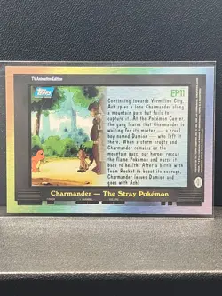 Topps Pokemon TV Anime Edition Series 2 #EP11 Charmander - The Stray Pokemon - Image 2