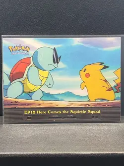 2000 Topps Pokemon TV Anime Edition Series 2 #EP12 Here Comes the Squirtle Squad - Image 1