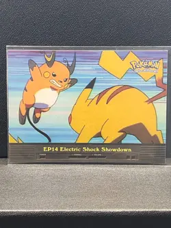 2000 Topps Pokemon TV Animation Edition Series 2 #EP14 Electric Shock Showdown - Image 1