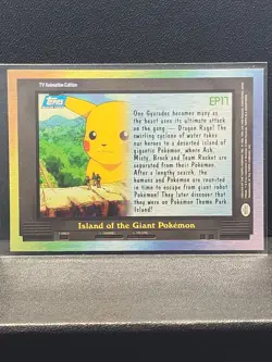 2000 Topps Pokemon TV Animation Edition Series 2 #EP16 Pokemon Shipwreck - Image 2