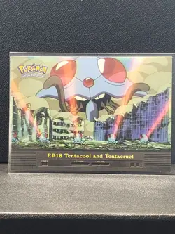 2000 Topps Pokemon TV Animation Edition Series 2 #EP18 Tentacool and Tentacruel - Image 1