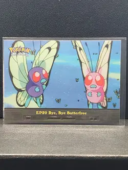 2000 Topps Pokemon TV Animation Edition Series 2 #EP20 Bye, Bye Butterfree - Image 1