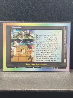 2000 Topps Pokemon TV Animation Edition Series 2 #EP20 Bye, Bye Butterfree - Image 2