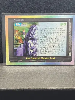 2000 Topps Pokemon TV Animation Edition Series 2 #EP19 The Ghost of Maiden Peak - Image 2