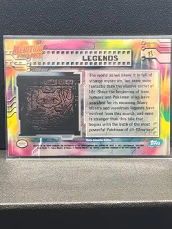 Pokemon TCG Legends Pokemon Topps Mewtwo Strikes Back 1 - Near Mint - Image 2