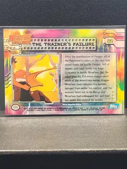 Pokemon TCG The Trainer's Failure Topps Mewtwo Strikes Back #22 - Near Mint - Image 2