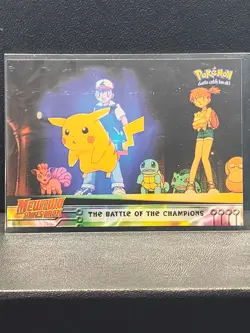 Pokemon TCG The Battle of the Champions Topps Mewtwo Strikes Back #25 Near Mint - Image 1