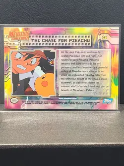 Pokemon TCG The Chase for Pikachu Topps Mewtwo Strikes Back #28 - Near Mint - Image 2