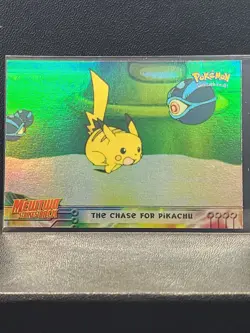 Pokemon TCG The Chase for Pikachu Topps Mewtwo Strikes Back #28 - FOIL VERSION - Image 1