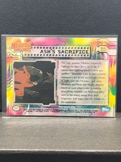 Pokemon TCG Ash's Sacrifice Topps Mewtwo Strikes Back #36 - Near Mint - Image 2