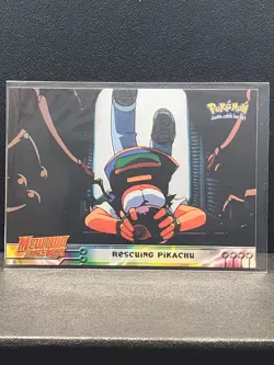 Pokemon TCG Rescuing Pikachu Topps Mewtwo Strikes Back #30 - Near Mint - Image 1