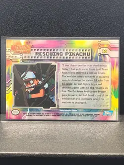 Pokemon TCG Rescuing Pikachu Topps Mewtwo Strikes Back #30 - Near Mint - Image 2