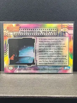 Pokemon TCG Mechanical Mewtwo Topps Mewtwo Strikes Back #6 - Near Mint - Image 2