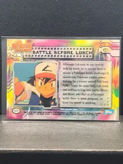 Pokemon TCG Battle Before Lunch Topps Mewtwo Strikes Back #10 - Near Mint - Image 2