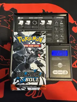 22.90g Heavy - Pokemon TCG S&V - Black Bolt Booster Pack! Semi GOD U - Image 1