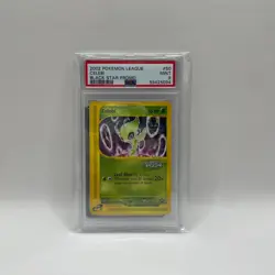 2002 POKEMON LEAGUE PROMO BLACK STAR #50 CELEBI PSA 9 gengar umbreon mewtwo - Image 1