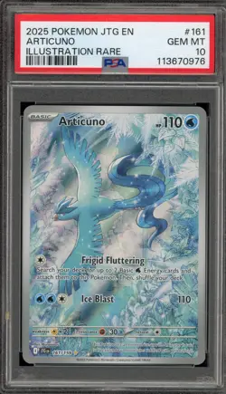Pokemon Articuno Journey Together Illustration Rare #161 PSA 10 Gem Mint - Image 1