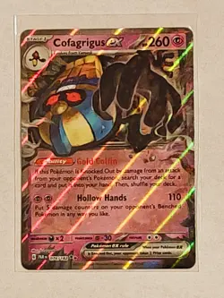 Pokemon TCG Paradox Rift Pokemon TCG Cofagrigus ex NM - Image 1
