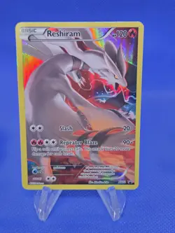 Pokemon XY Reshiram XY74 Full Art Black Star Promo NM/LP - Image 1