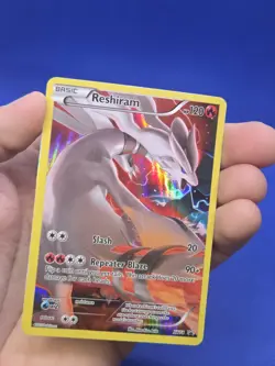Pokemon XY Reshiram XY74 Full Art Black Star Promo NM/LP - Image 2