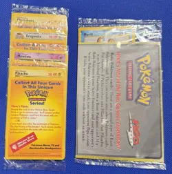 1999 WB Pokemon Black Star Promo Complete Set + Marill (5 Cards Total) - Image 1