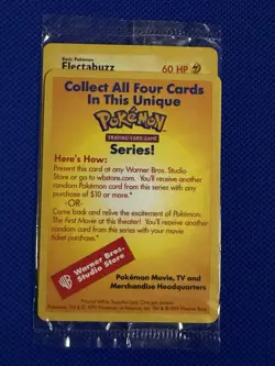 1999 WB Pokemon Black Star Promo Complete Set + Marill (5 Cards Total) - Image 2