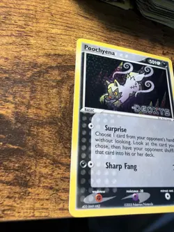 Pokemon Poochyena EX Deoxys 70/107 Reverse Holo Stamped 2005 TCG - Image 3