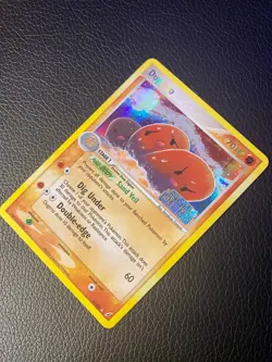 Pokemon EX Crystal Guardians Rare Reverse Holo Dugtrio 5/100 Stamped - Image 3